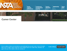 Tablet Screenshot of careers.nsta.org